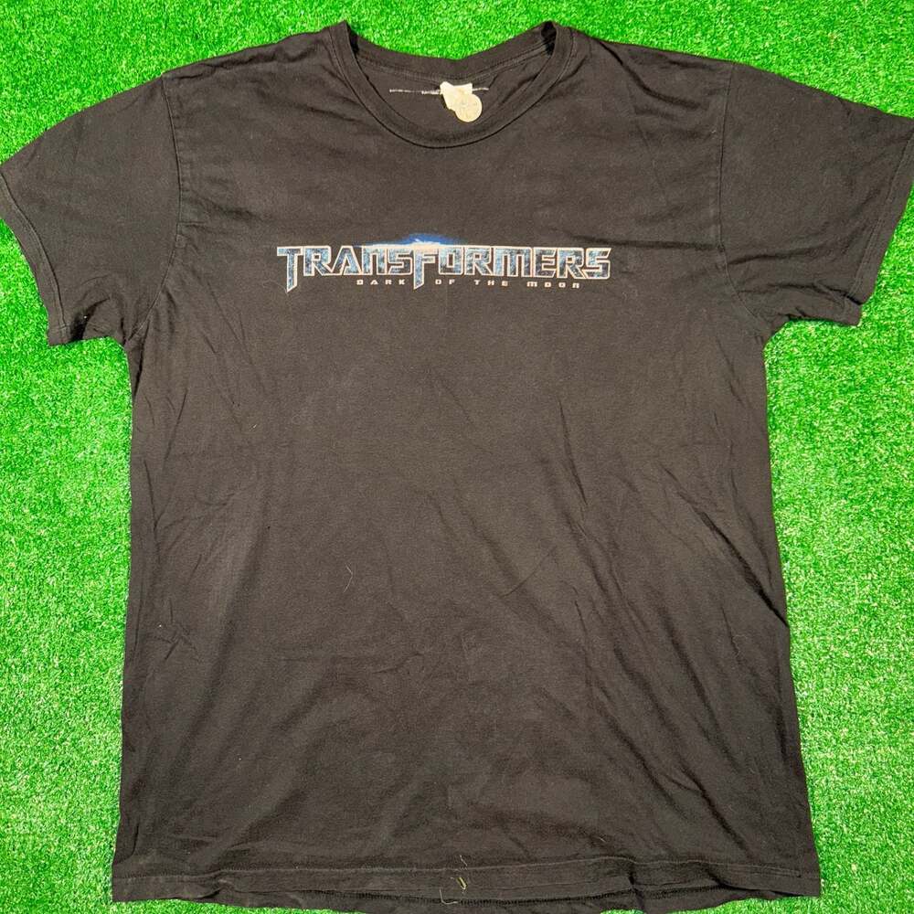 Y2K Transformers Dark of the Moon Movie Promo Graphic T-Shirt Size XL